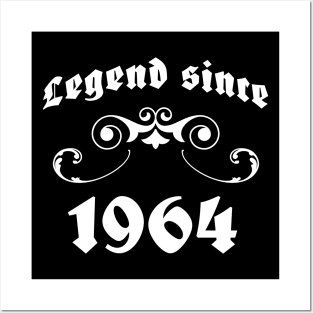Legend since 1964 Birthday Posters and Art